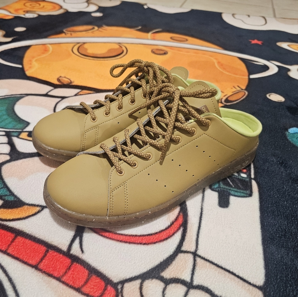 adidas Stan Smith MulePlant and Grow Golden Beige Size 11
